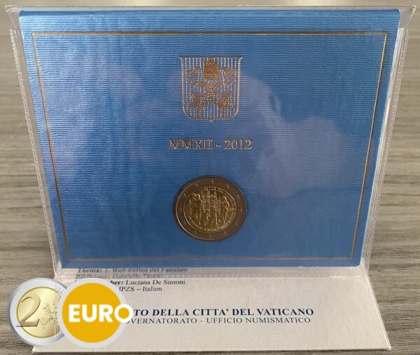 2 euro Vatican 2012 - World Meeting of Families BU FDC