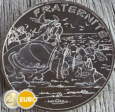 10 euros Francia 2015 - Asterix fraternidad y los normandos