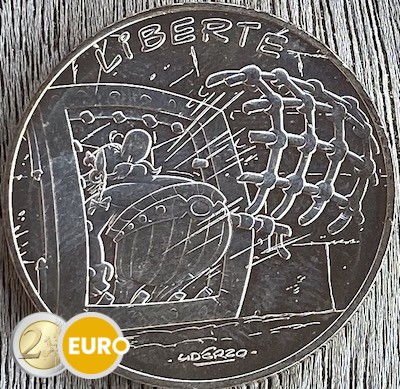 10 euros Francia 2015 - Asterix libertad La hoz de oro