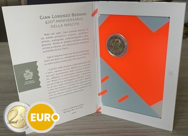 2 Euro San Marino 2018 - Gian Lorenzo Bernini Stgl.