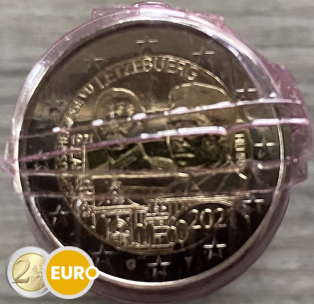 25 x 2 euros Luxemburgo 2021 - 100 años nacimiento Juan