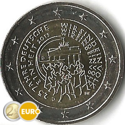 2 euros Alemania 2015 - D Unidad Alemana UNC