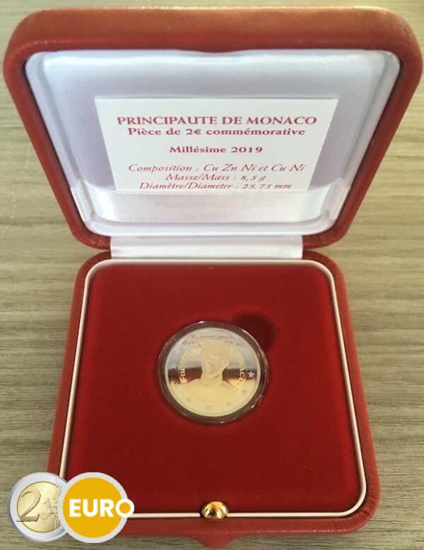 2 euro Monaco 2019 - Honoré V BE Proof