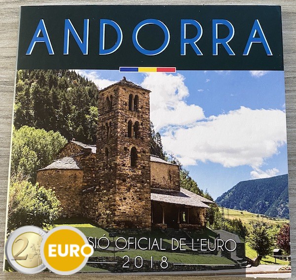 Serie de euro BU FDC Andorra 2018
