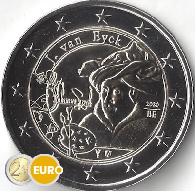 2 Euro Belgien 2020 - Jan Van Eyck UNZ