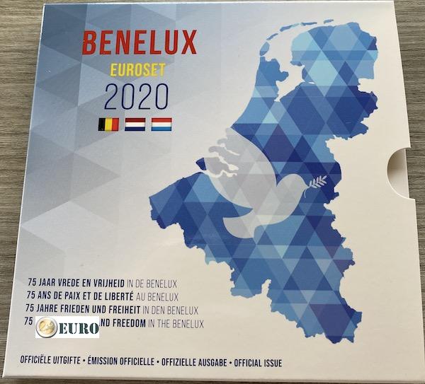 Serie de euro BU FDC Benelux 2020 Paz in Europa