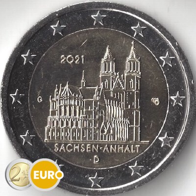 2 euro Duitsland 2021 - G Sachsen-Anhalt UNC