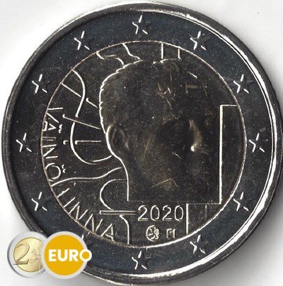 2 euros Finlandia 2020 - Vaino Linna UNC
