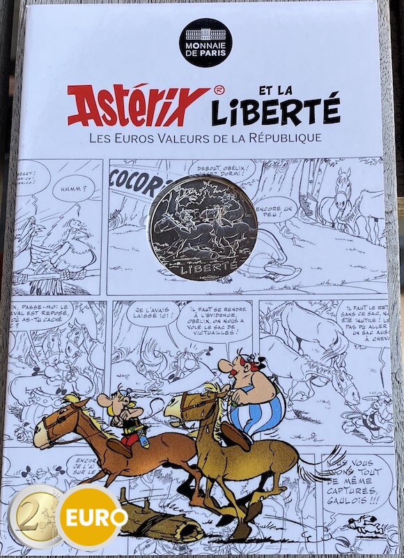 10 euro France 2015 - Asterix Liberté Asterix and the Banquet - in coincard