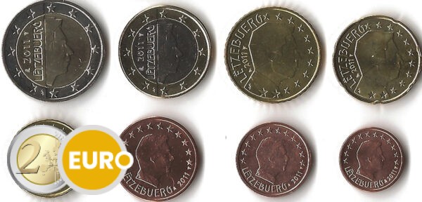 Euro set UNC Luxembourg 2011