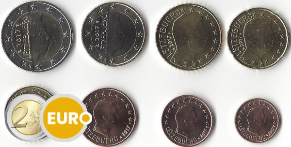 Serie de euro UNC Luxemburgo 2017