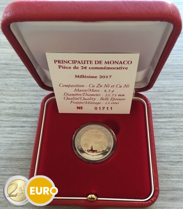 2 Euro Monaco 2017 - Carabinieri des Prinzen PP