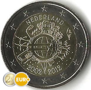 2 euros Países bajos 2012 - 10 años euro UNC