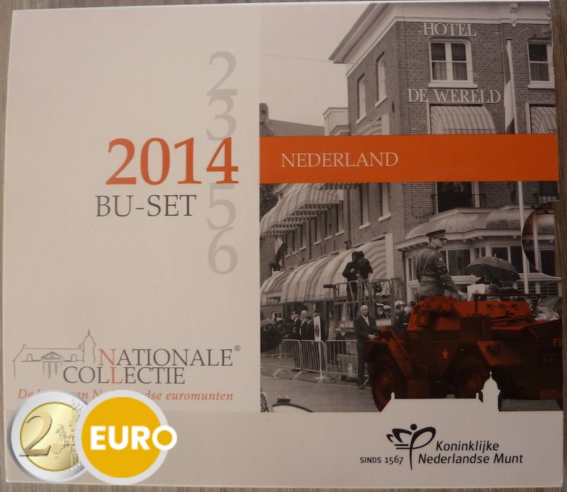 Serie de euro BU FDC Países Bajos 2014 Día de la Liberación