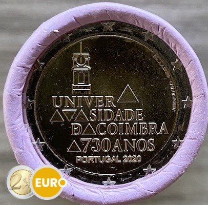 Rollo 2 euros Portugal 2020 - Universidad Coimbra