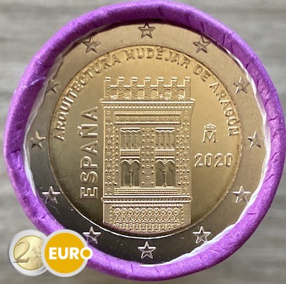 Rollo 2 euros España 2020 - Mudéjar Aragón
