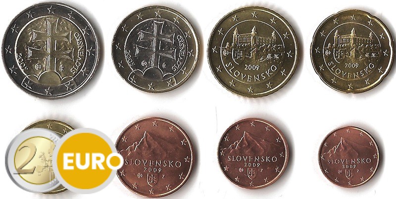 Euro set UNC Slowakije 2009