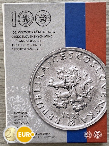 Serie de euro BE Proof Eslovaquia 2021 - monedas checoslovacas