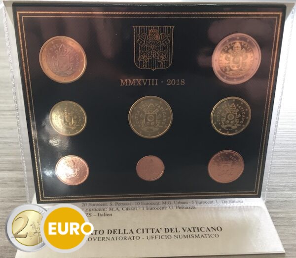 Serie de euro BU FDC Vaticano 2018