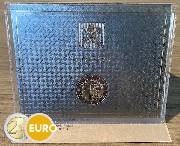 2 euro Vaticaan 2020 - Raffaello BU FDC
