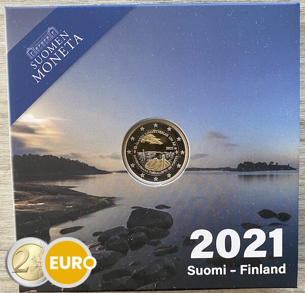2 euros Finlandia 2021 - islas Aland BE Proof