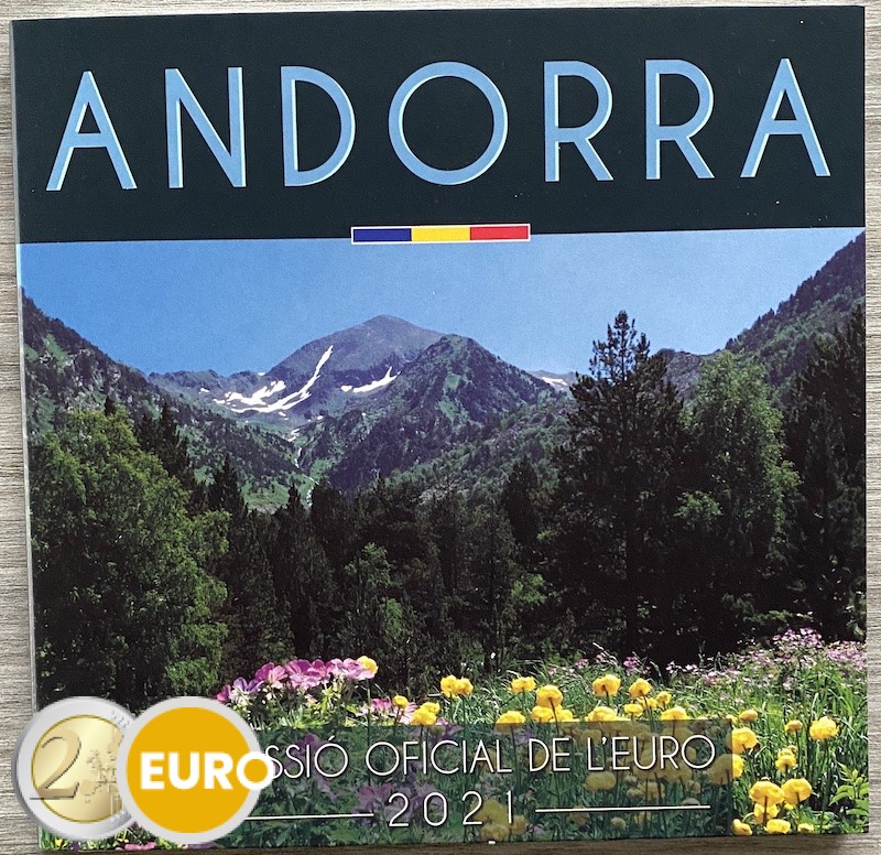 Serie de euro BU FDC Andorra 2021