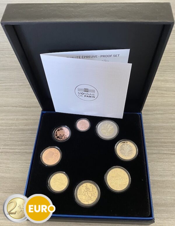 Serie de euro BE Proof Francia 2022