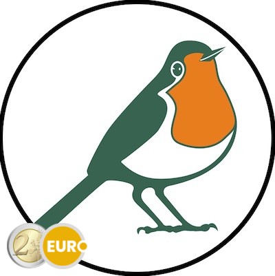 2,50 euros Bélgica 2022 - Protección de aves BU FDC Coincard NL