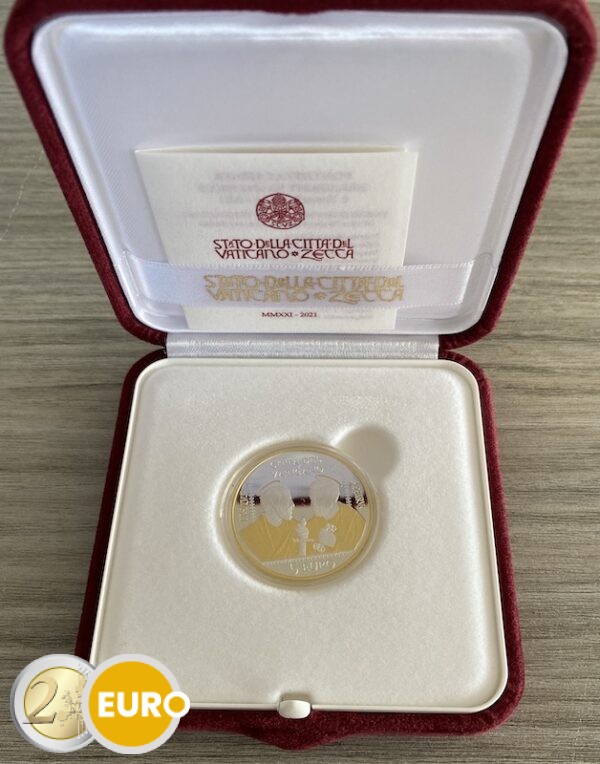 5 euros Vaticano 2021 - San Pedro y San Pablo BE Proof Plata y Oro