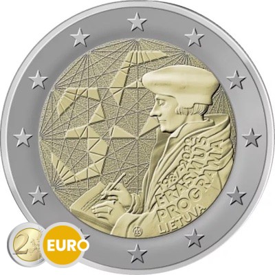 2 euros Lituania 2022 - Erasmus UNC