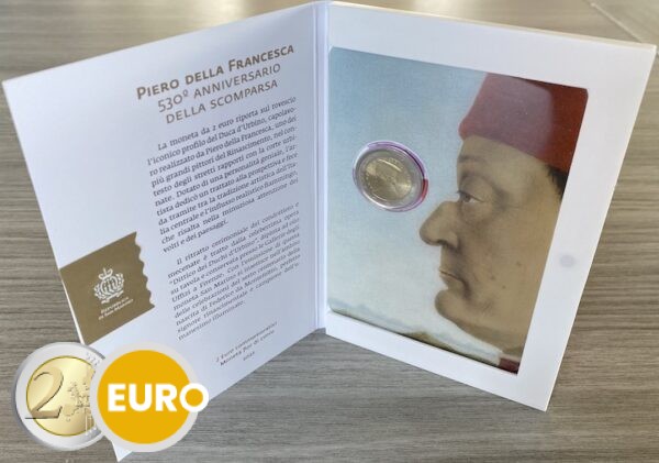 2 euros Saint-Marin 2022 - Piero Della Francesca BU FDC