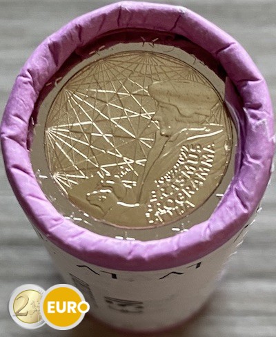 Roll 2 euro Latvia 2022 - Erasmus