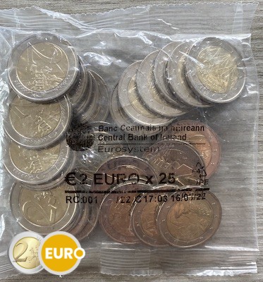 25 x 2 euros Irlanda 2022 - Erasmus