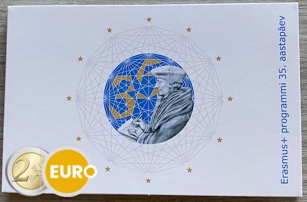 2 euros Estonia 2022 - Erasmus BU FDC Coincard