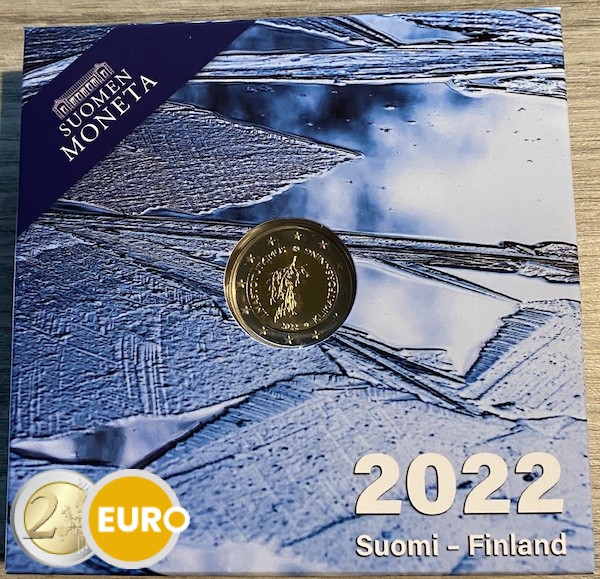2 euros Finlandia 2022 - Investigación climática BE Proof