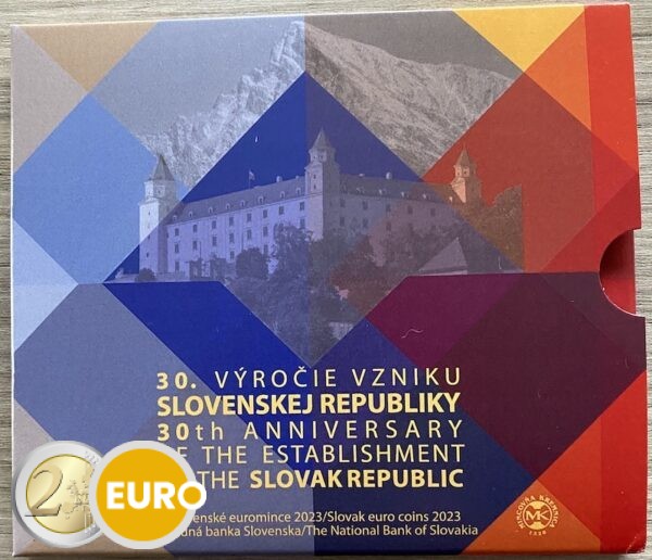 Serie de euro BU FDC Eslovaquia 2023 - República Eslovaca