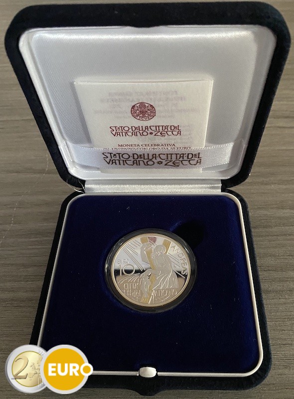 10 Euro Vatikan 2022 - St. Andreas PP Silber und Gold