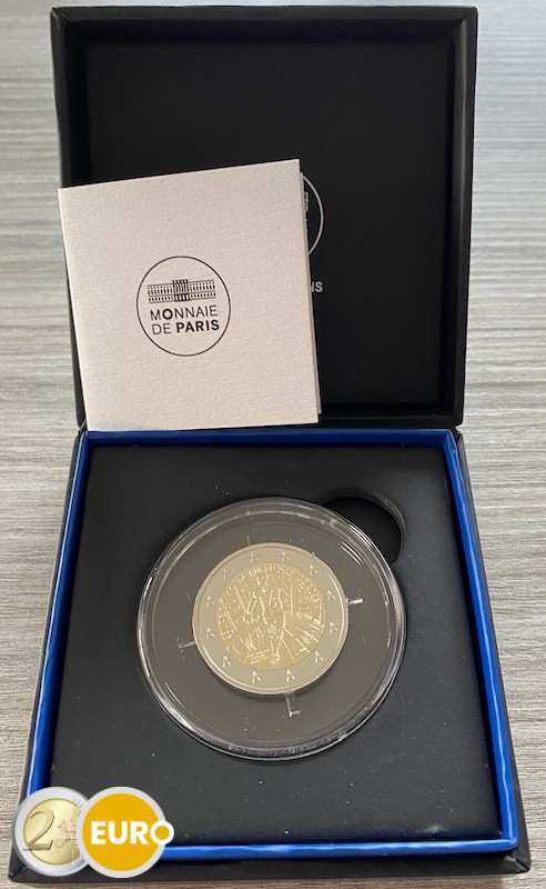 2 euros Francia 2023 - Copa Mundial de Rugby BE Proof