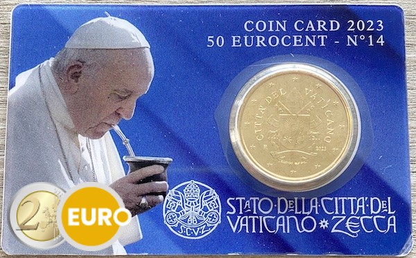 0,50 Euro Vatikan 2023 Coincard nr 14