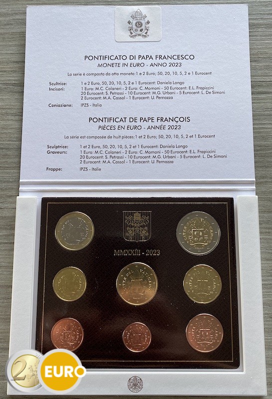 Euro set BU FDC Vaticaan 2023