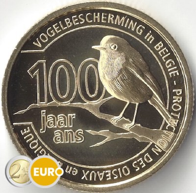 2,50 euros Bélgica 2022 - Protección de aves UNC