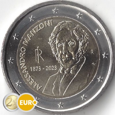 2 euros Italia 2023 - Alessandro Manzoni UNC