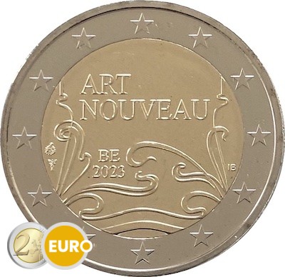 2 euros Bélgica 2023 - Modernismo UNC