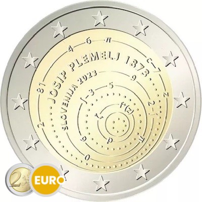 2 euros Eslovenia 2023 - Josip Plemelj UNC