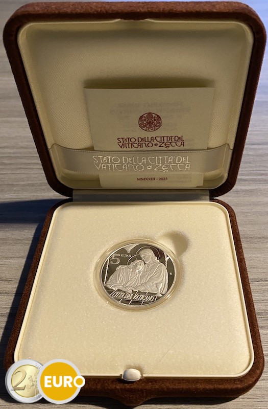 5 euros Vaticano 2023 - San Juan BE Proof Plata