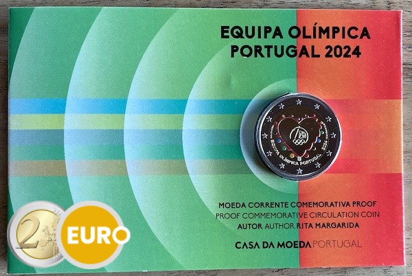 2 euro Portugal 2024 - Olympic Games BE Proof coloured