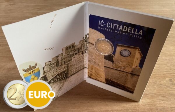 2 euros Malta 2024 - Ciudadela Gozo BU FDC Coincard