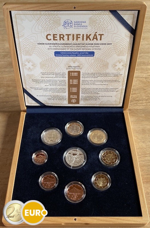 KMS Slowakei 2024 PP - Slowakischer Nationalaufstand - Holzschatulle