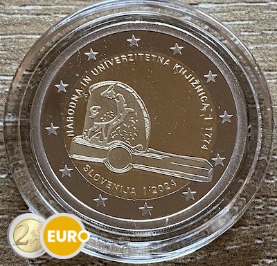 2 euros Eslovenia 2024 - Biblioteca Universitaria BE Proof