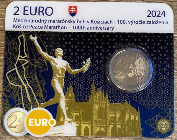 2 Euro Slowakei 2024 - Marathon Košice UNZ Coincard